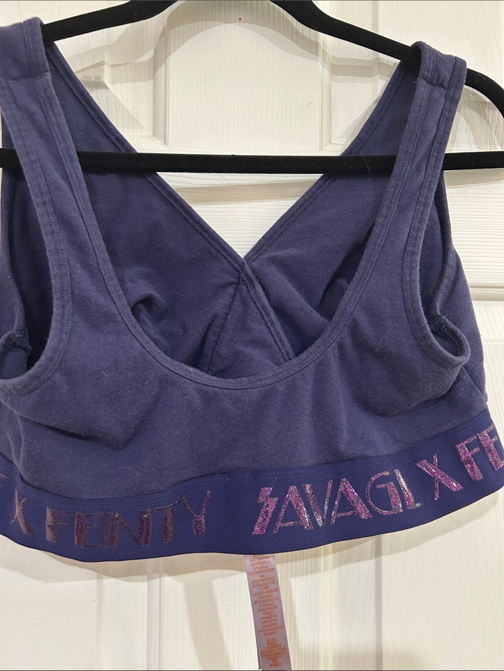 Savage X Fenty Forever Savage Cotton Bralette in Deep Navy 2X - Picture 5 of 6